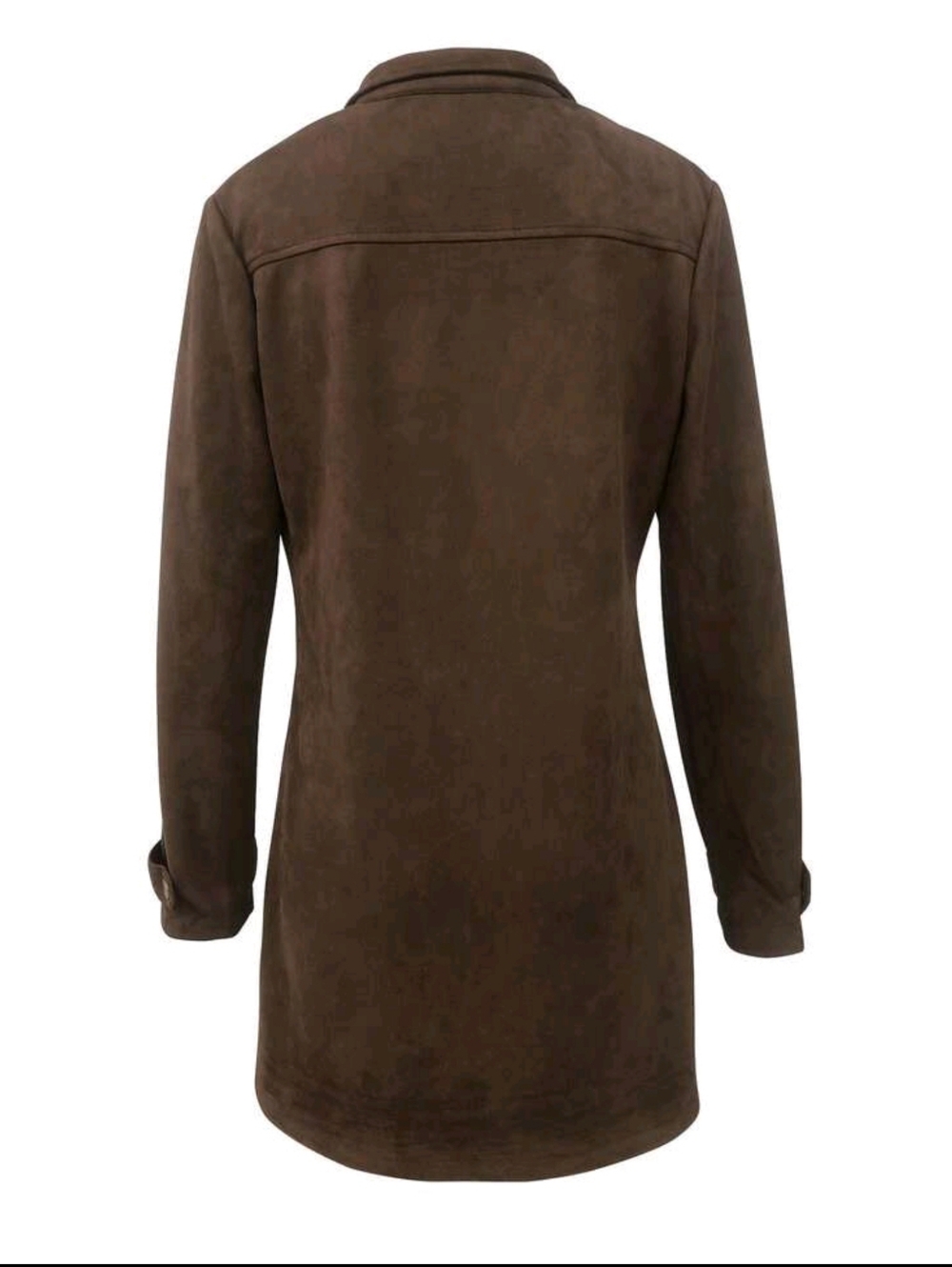This New Women's Retro-Style Elegant Suede Casual Jacket - Picture 5 of 5